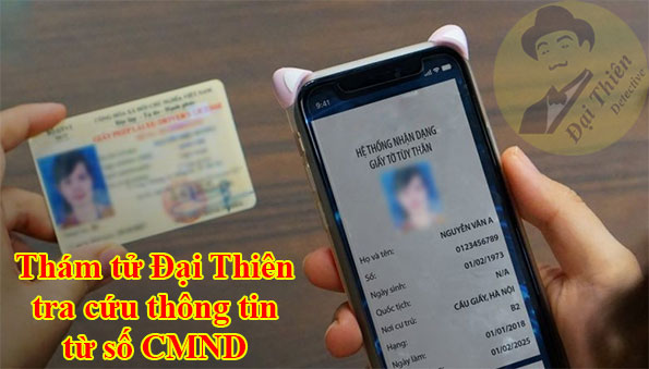 Dịch vụ tra cứu thông tin cá nhân từ CMND thẻ căn cước công dân